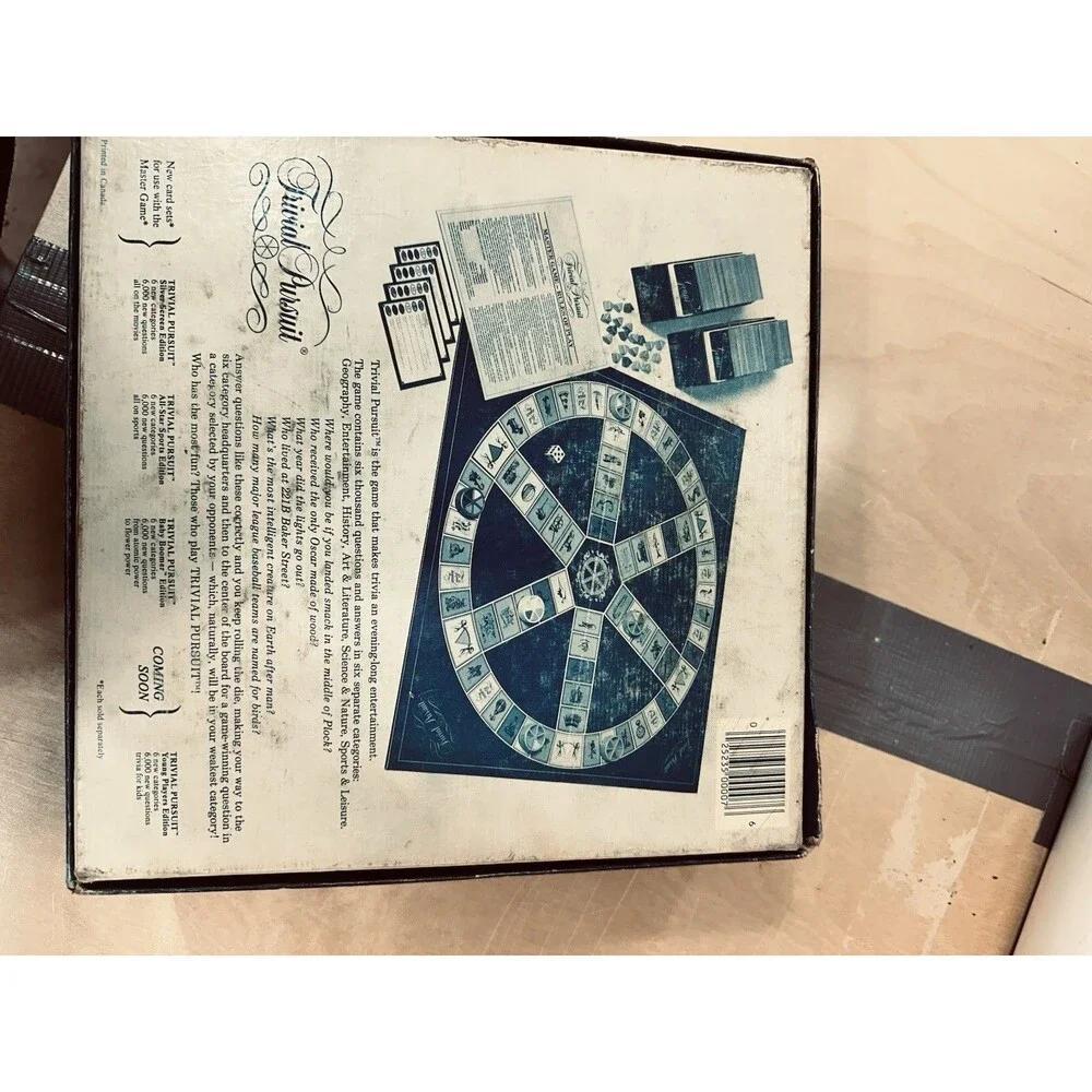 Vintage Trivial Pursuit Master Game Genus Edition
